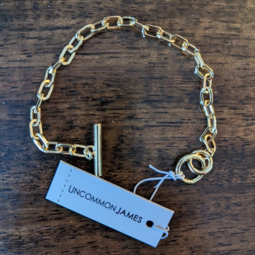 NWT Uncommon James gold bracelet